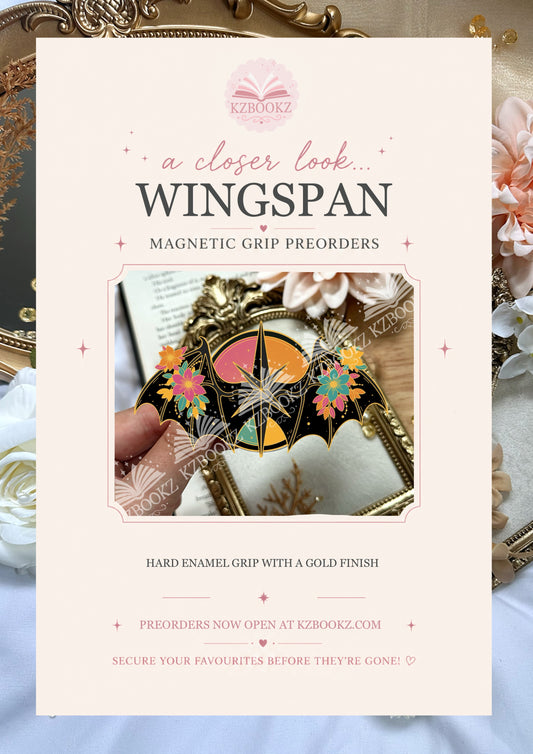 PREORDER - Wingspan Magnetic Grip (Gold Finish & Black Base)