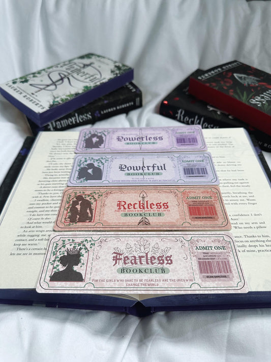 Powerless Inspired Bookmarks