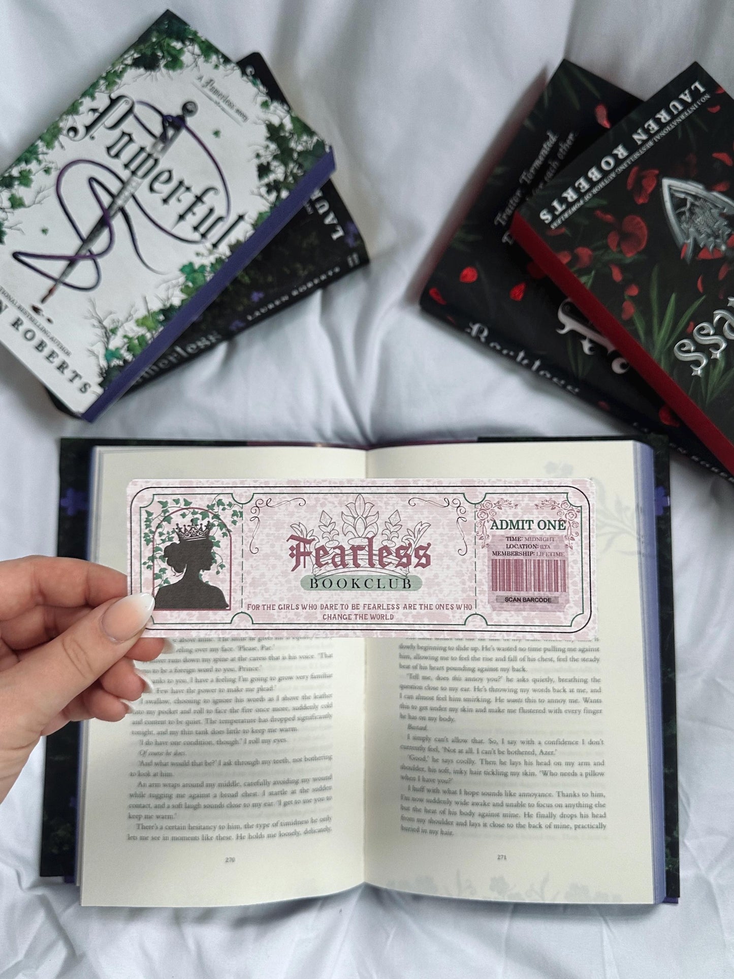 Powerless Inspired Bookmarks