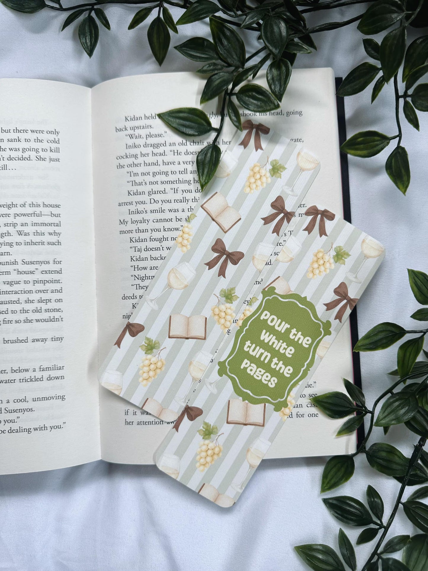 Wine and Dine Menu Bookmarks