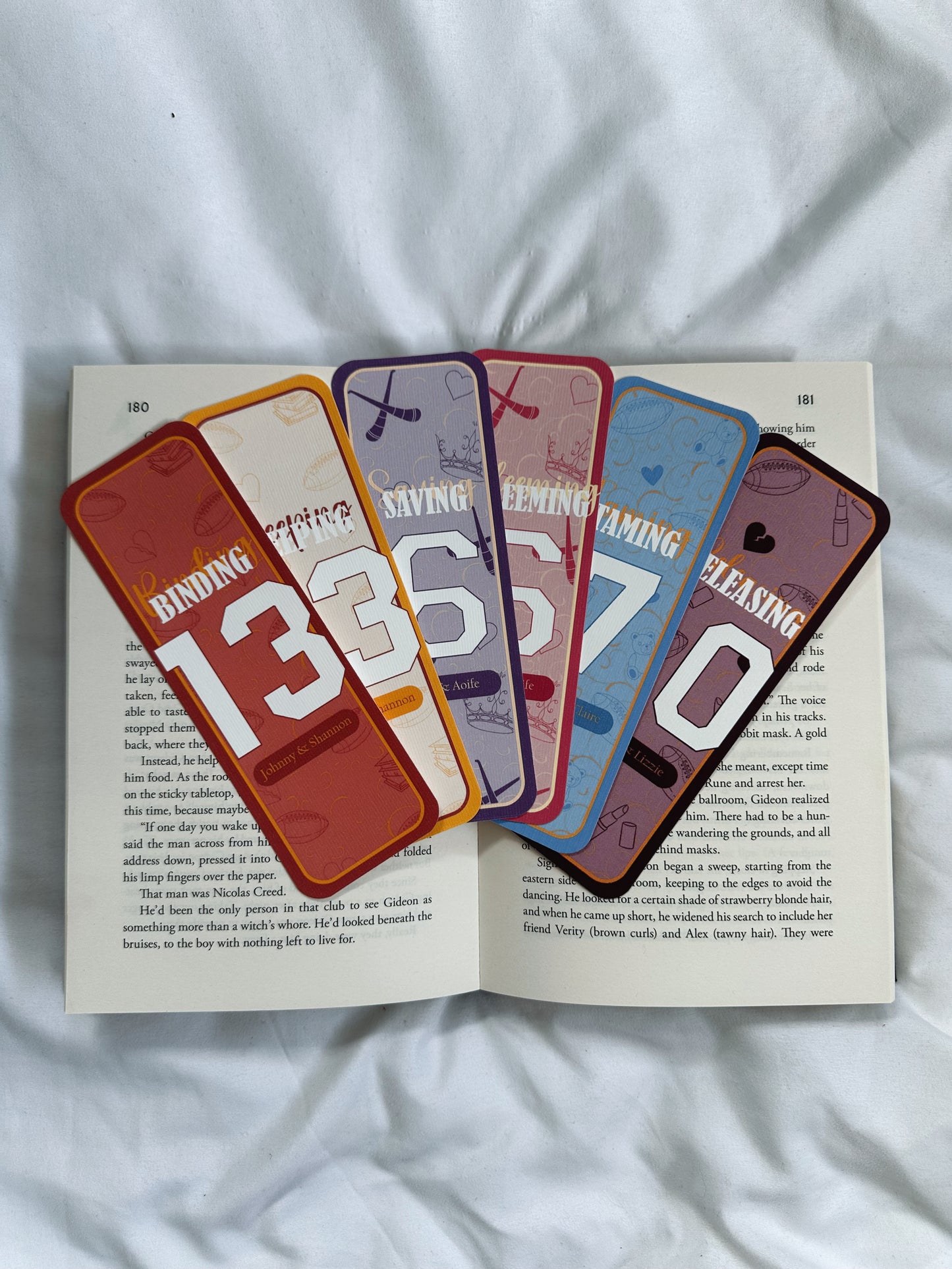 BOYS OF TOMMEN Inspired Bookmarks