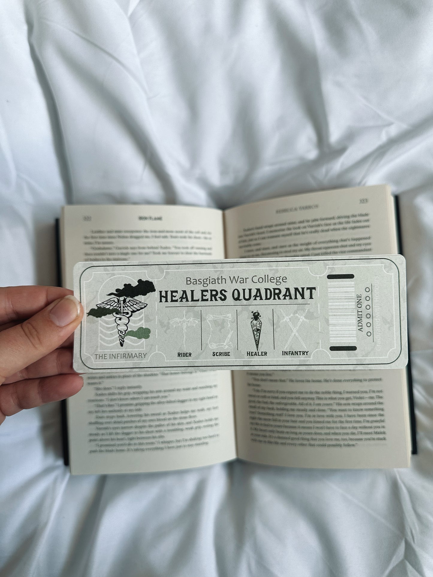 Fourth Wing Inspired Bookmarks