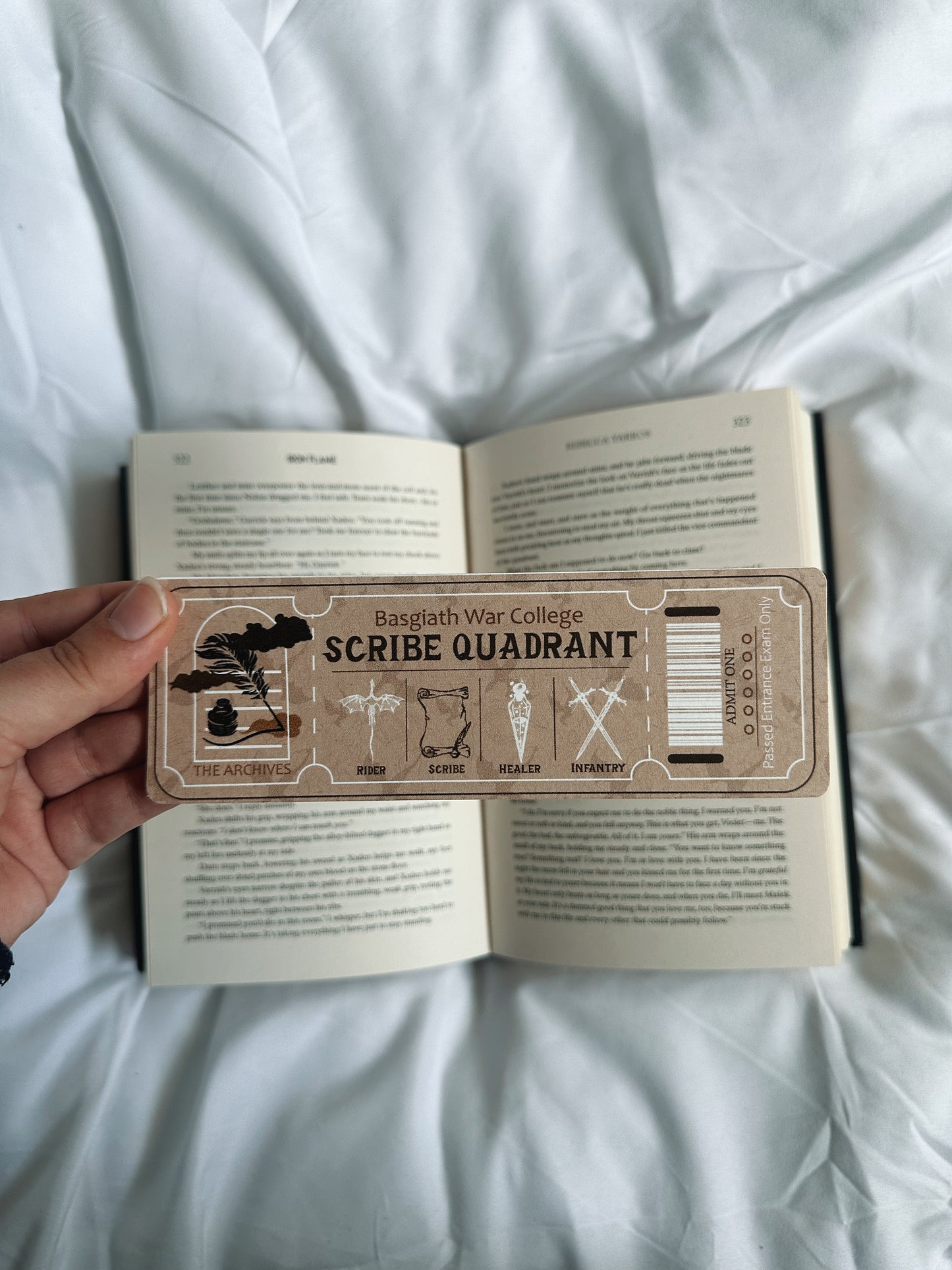 Fourth Wing Inspired Bookmarks