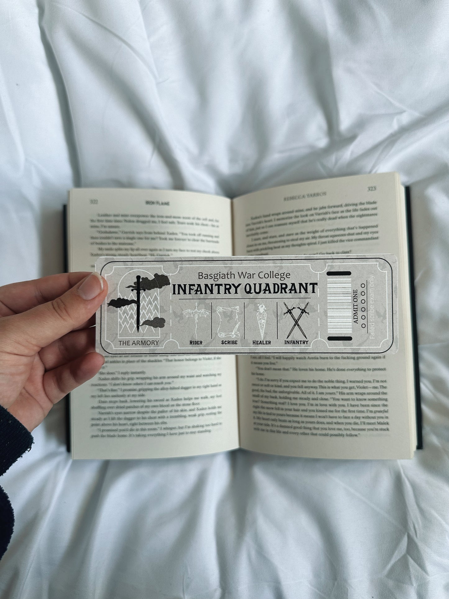 Fourth Wing Inspired Bookmarks