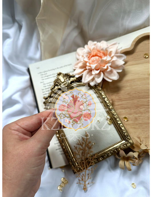 PREORDER - Thorn Heart Magnetic Grip (Gold Finish & White Base)