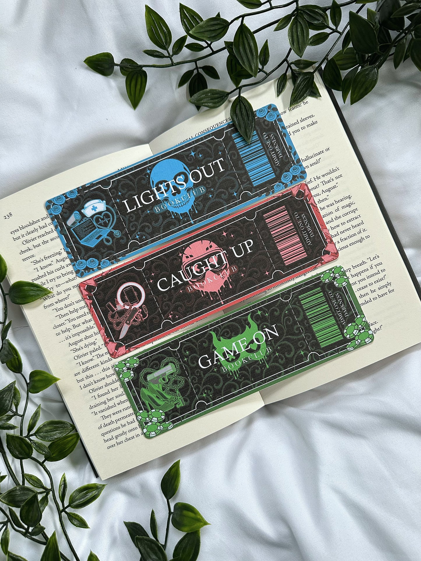Into the Darkness Inspired Bookmarks