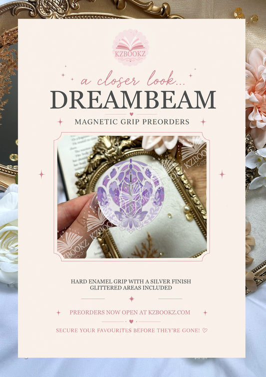 PREORDER - Dreambeam Magnetic Grip (Silver Finish & White Base)