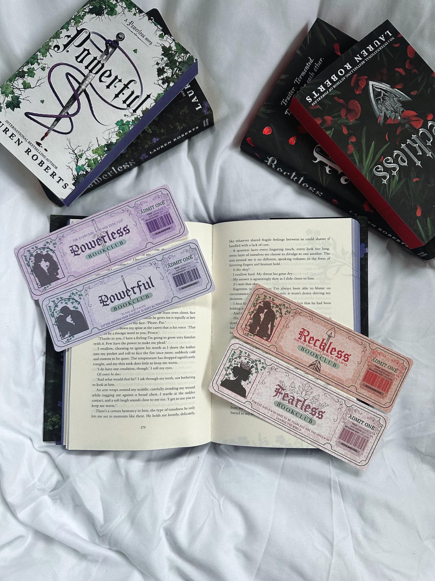 Powerless Inspired Bookmarks