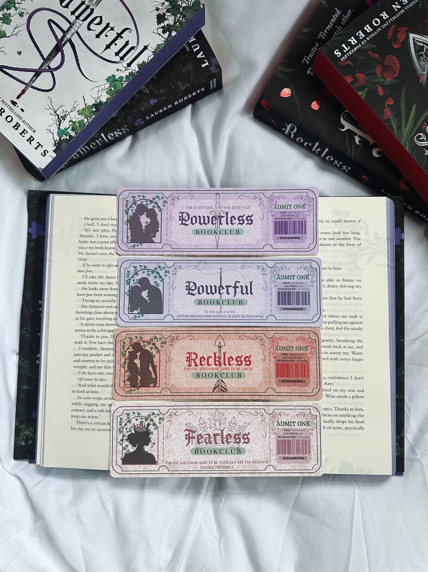 Powerless Inspired Bookmarks