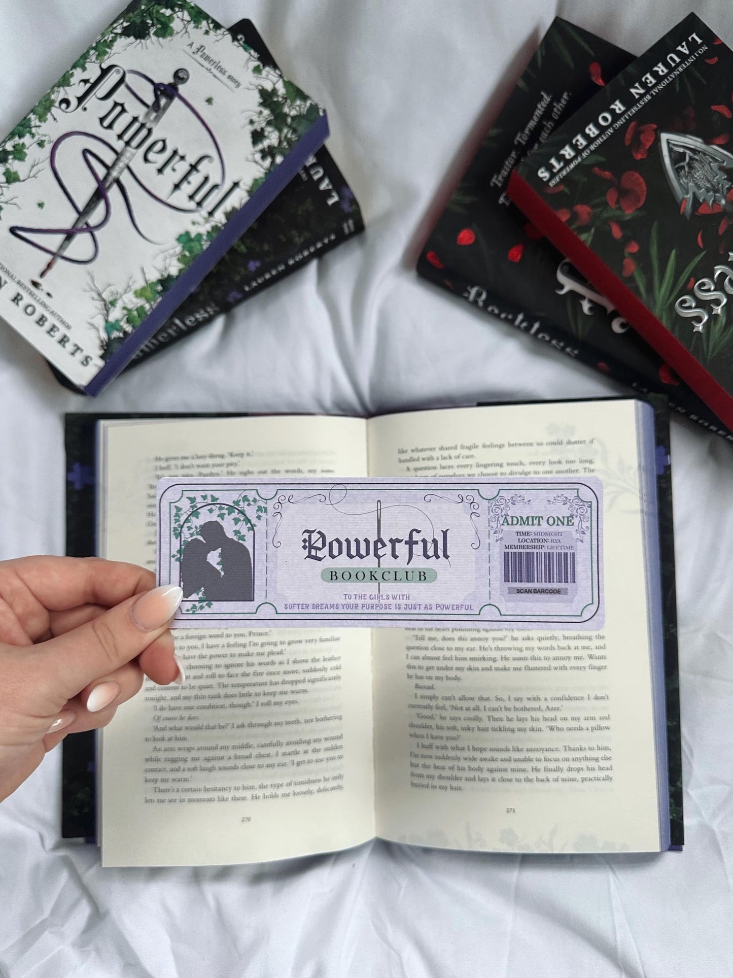 Powerless Inspired Bookmarks