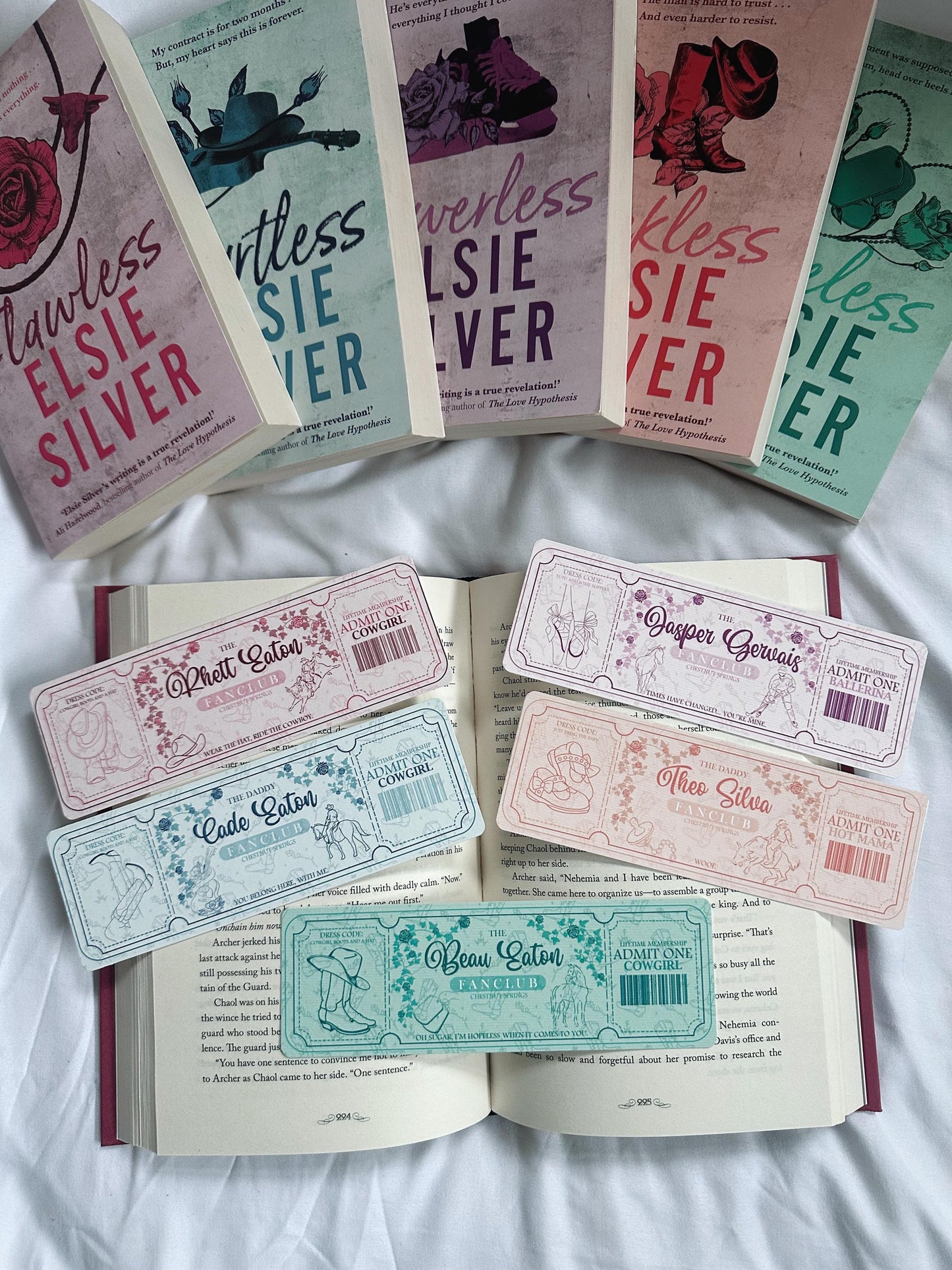 Chestnut Springs Inspired Fanclub Bookmarks