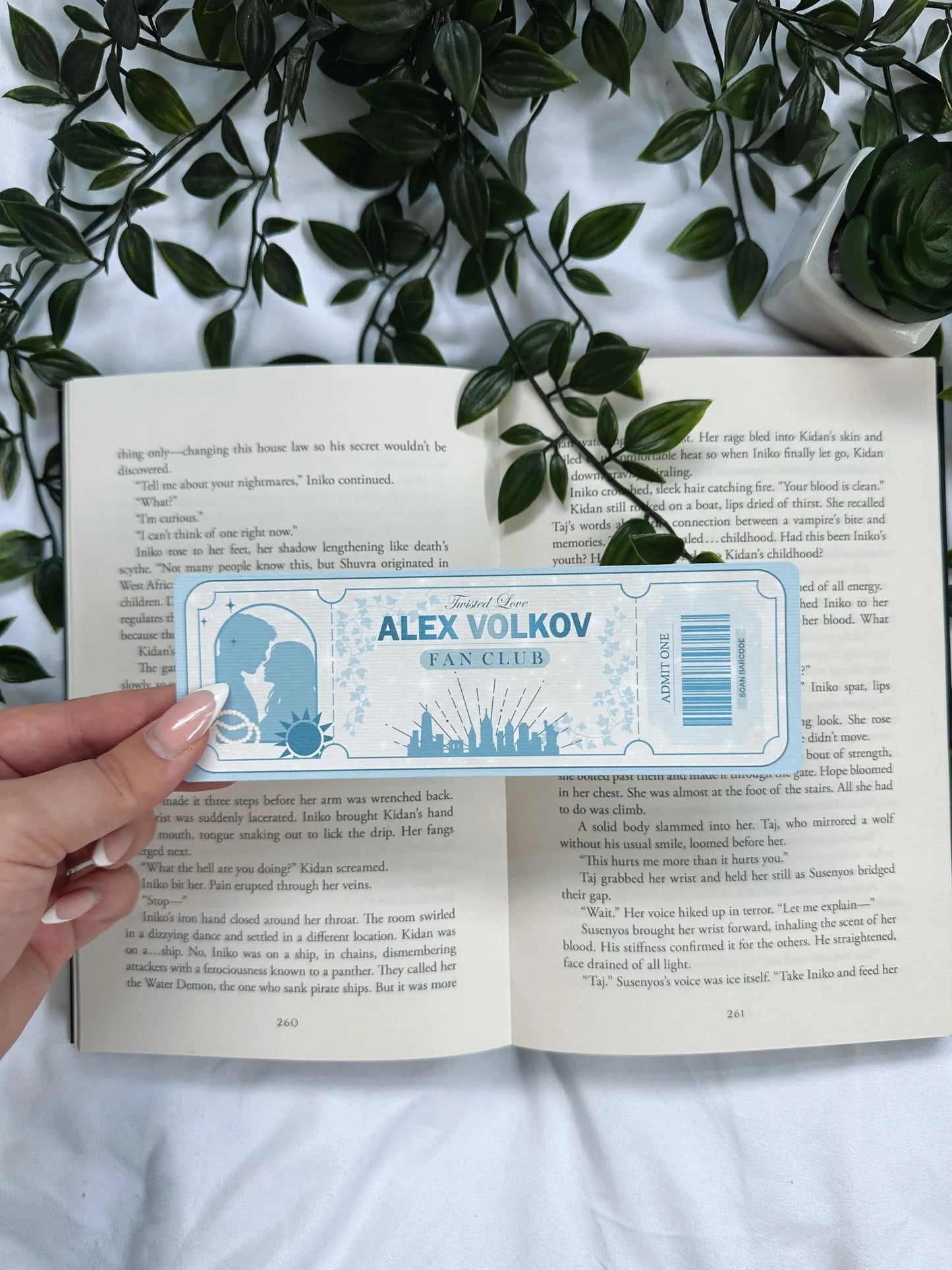 Twisted Inspired Ticket Bookmarks