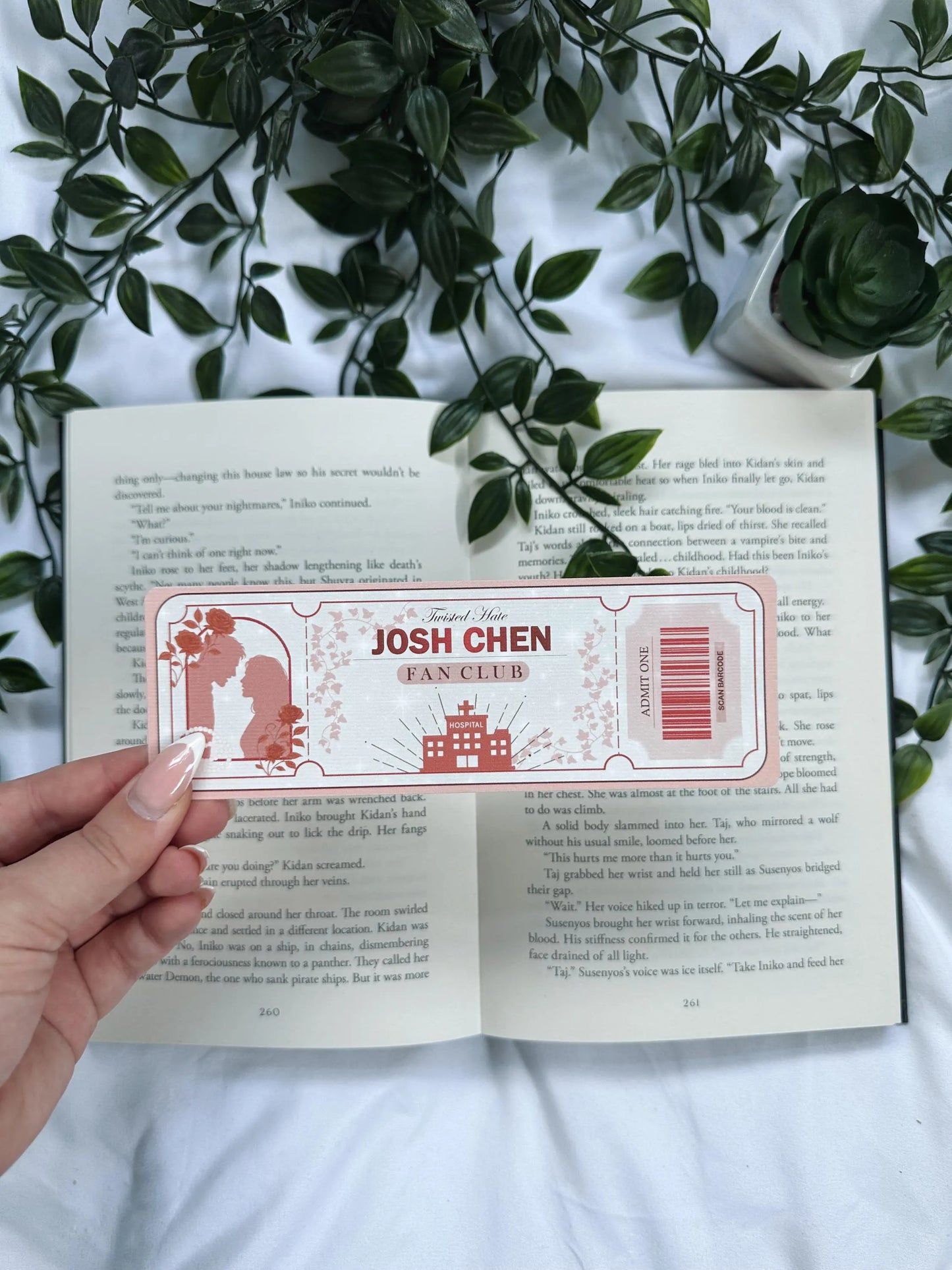 Twisted Inspired Ticket Bookmarks