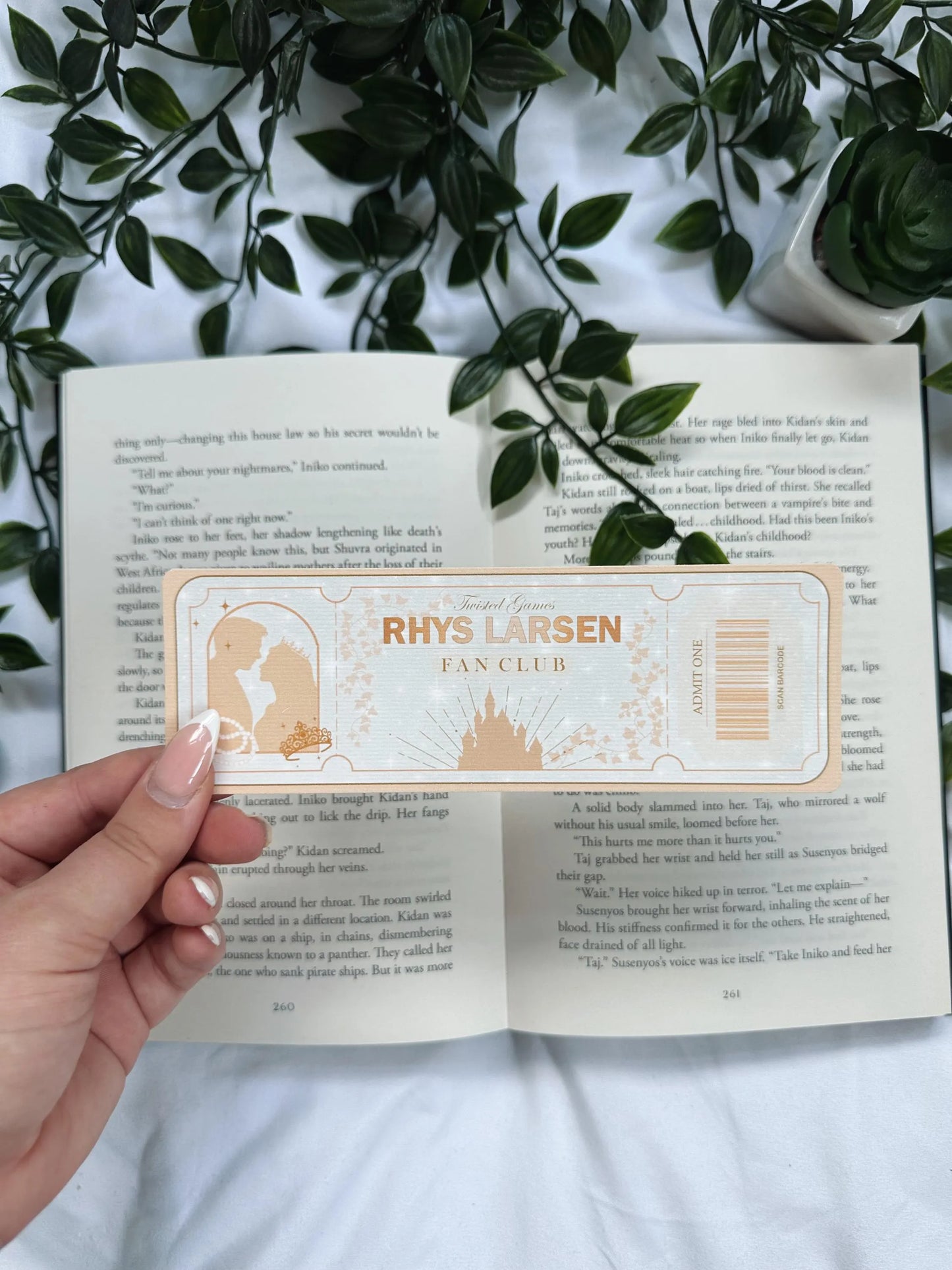 Twisted Inspired Ticket Bookmarks