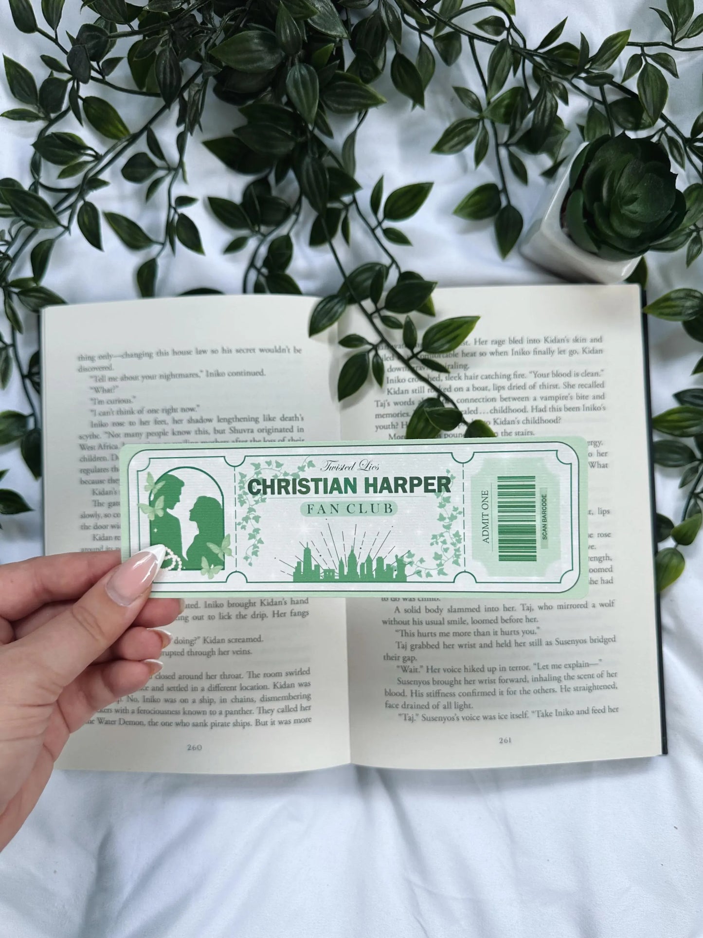 Twisted Inspired Ticket Bookmarks