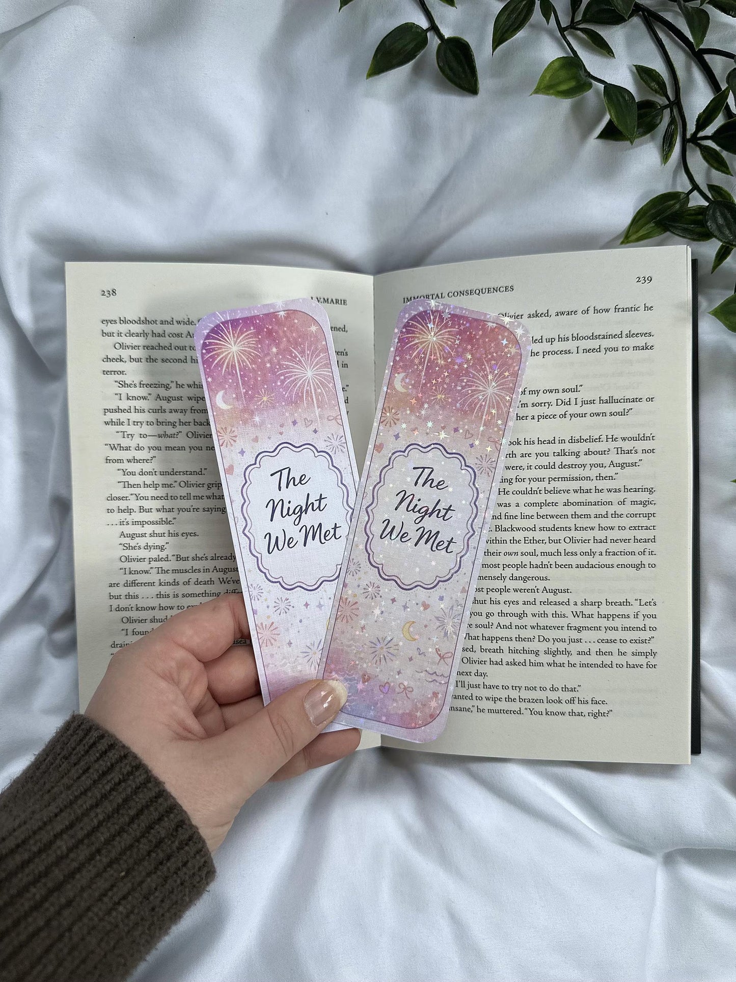 The Night We Met Inspired Bookmark